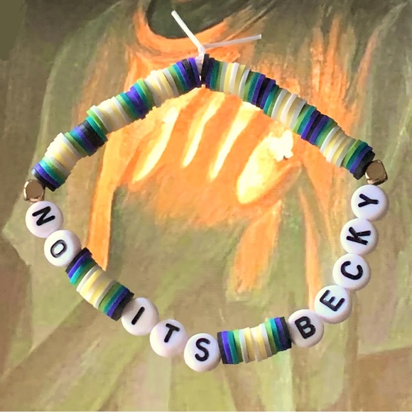 no it’s becky ~ taylor swift handmade bracelet - Picture 1 of 1